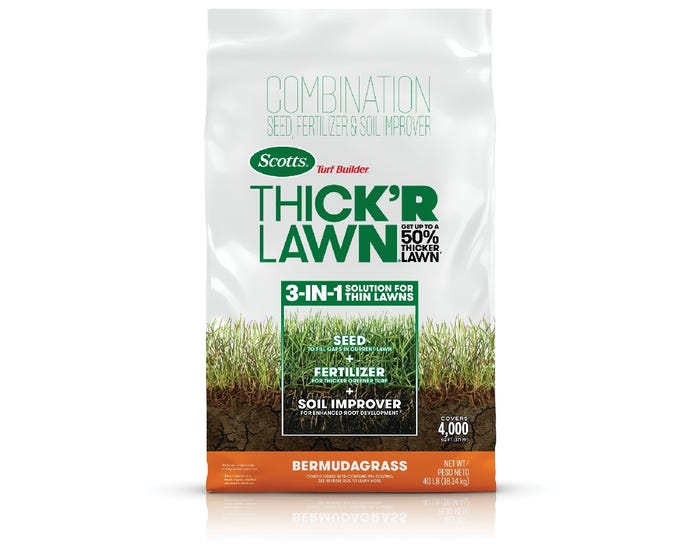 Scotts Turf Builder Thick R Lawn Bermudagrass， 40 Lb.