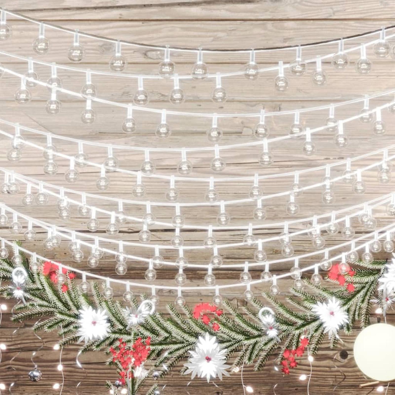 Globe Fairy String Lights 20m 200 Led Cold White 8 Function No.356768