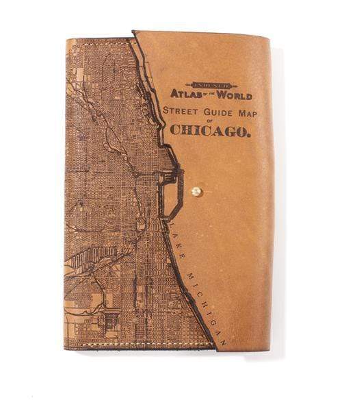 Leather Map Journals