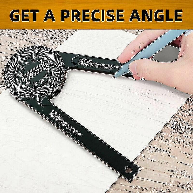 Miter Saw Protractor 7 Inch Aluminum Protractor Angle Finder