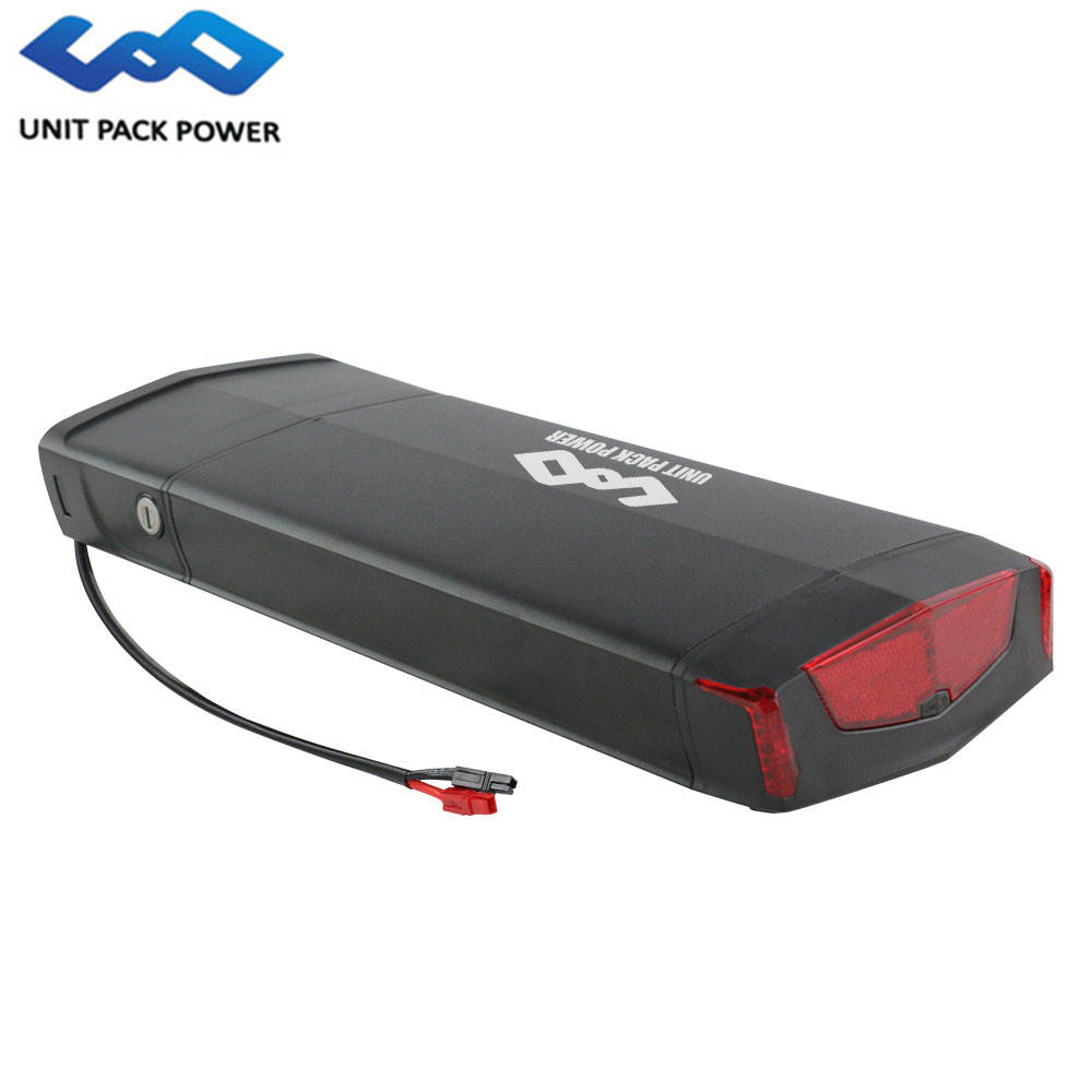 10S4P 36V 10Ah rear rack battery power mountain bike replacement lithium ion battery pack for electric folding bike