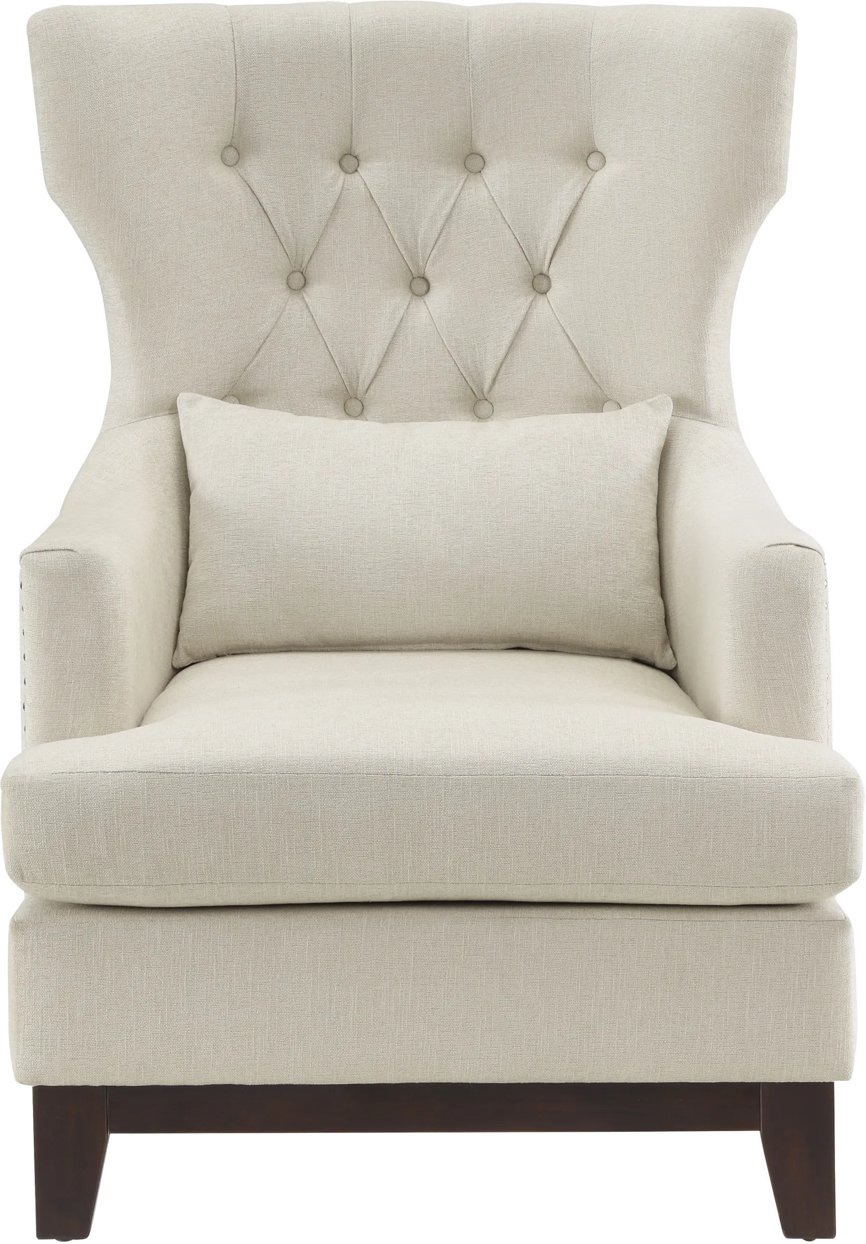 Adriano Beige Accent Chair