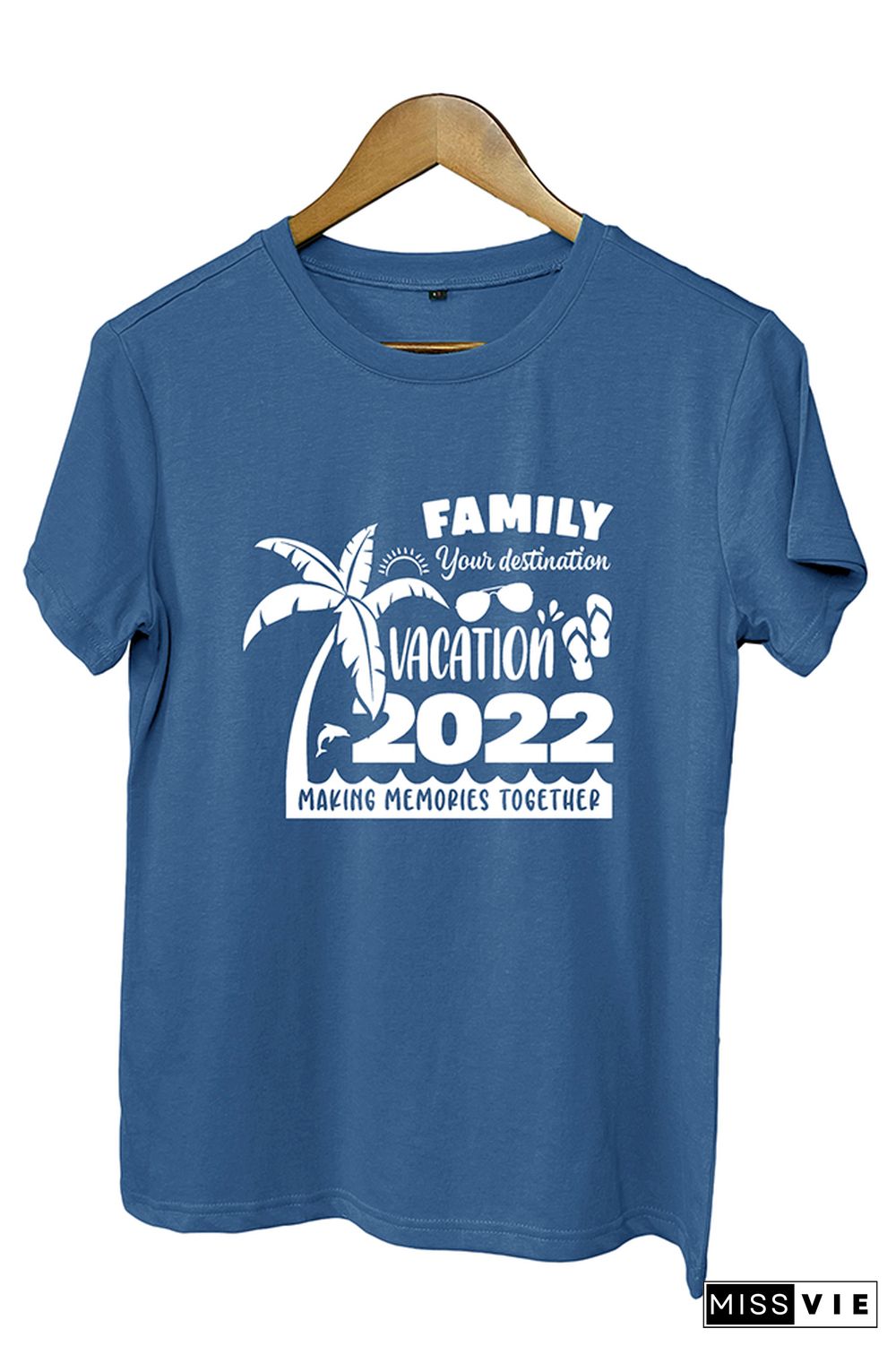 Family Vacation 2022 Graphic Tee Wholesale