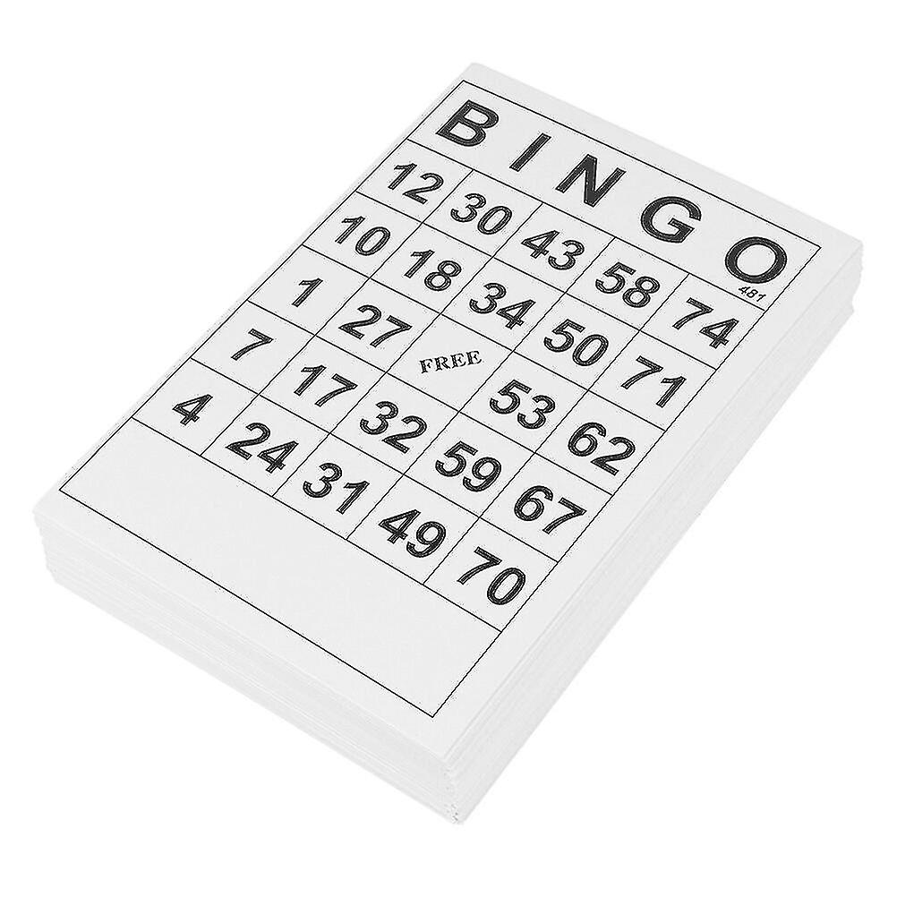 120 Bingo Card Tabletop Game Supplies