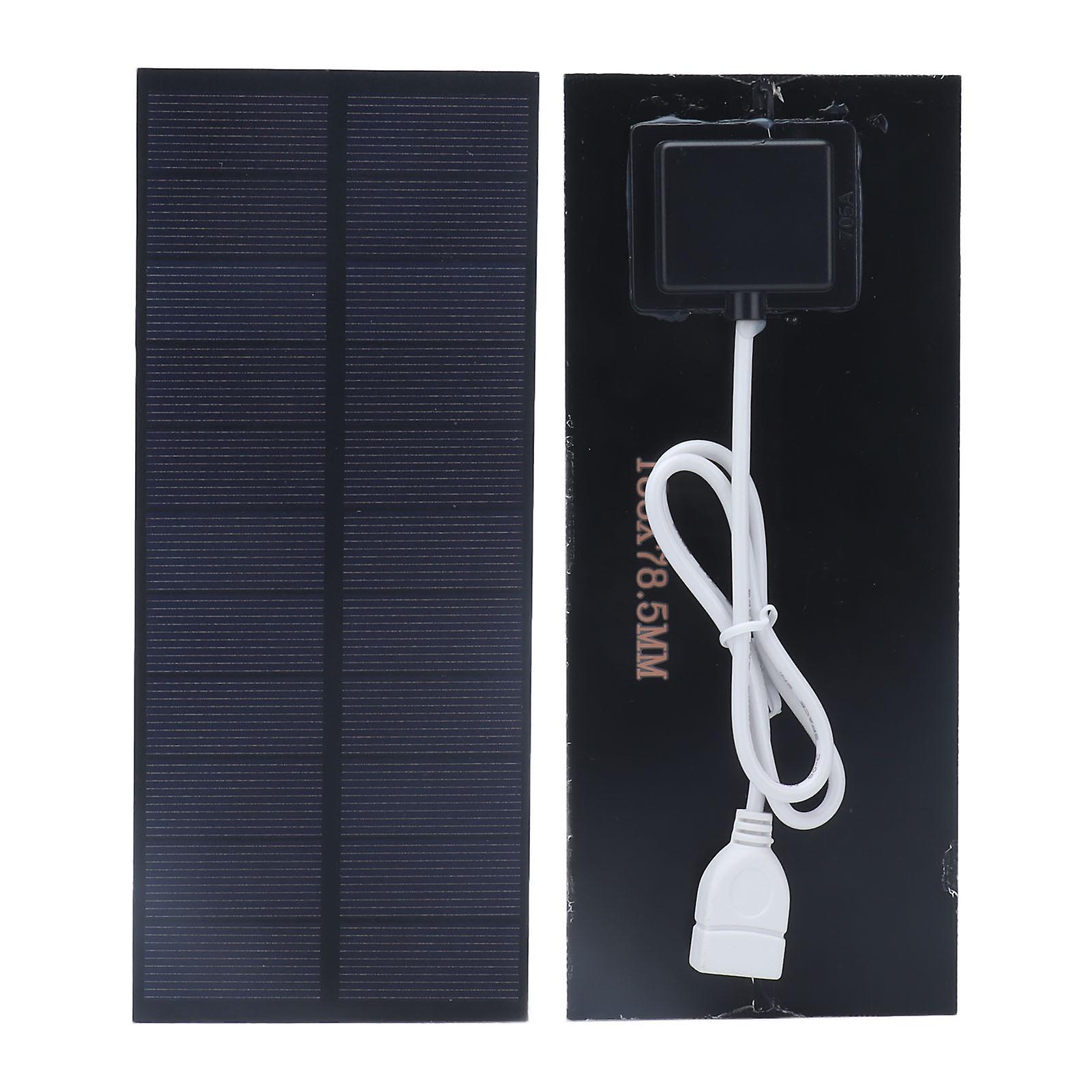 2.5w Solar Panel 188x78.5mm Solar Charging Board 3.7v5v Battery Charger High Conversion Efficiency And Portable For Greenhouse And Family