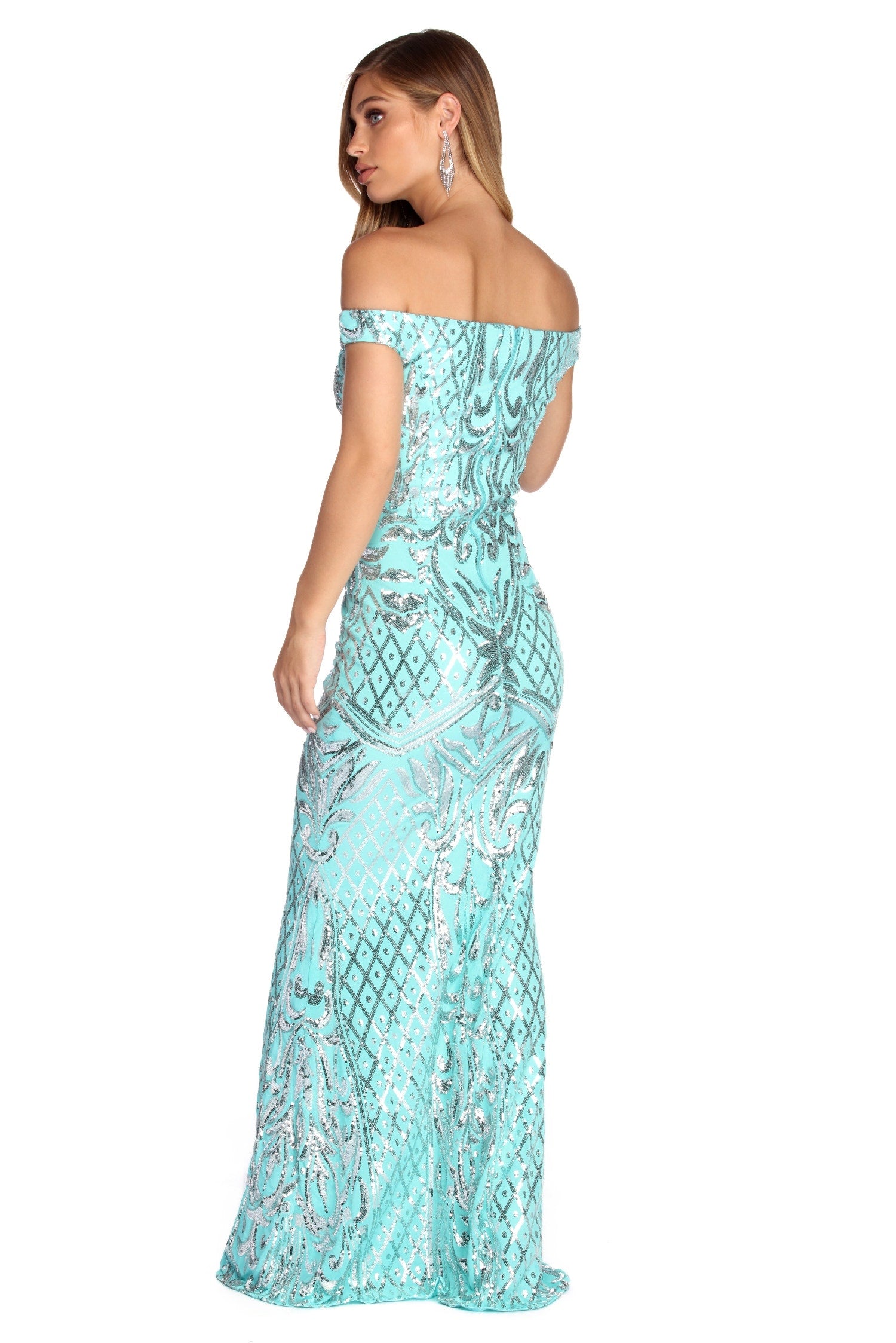 Cara Formal Sweetheart Sequin Dress