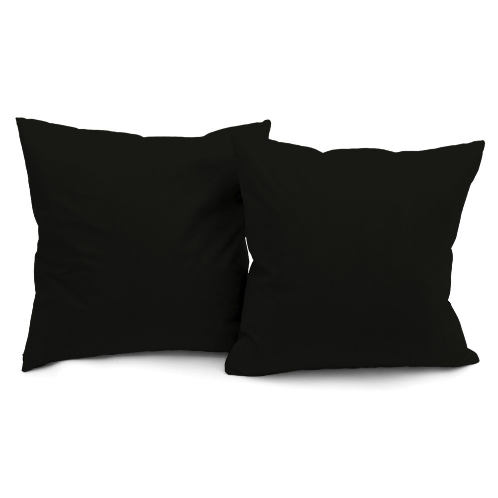 Microsuede Throw Pillows   Down Feather Filled   Modern Design   Throw Pillow  Set of 2