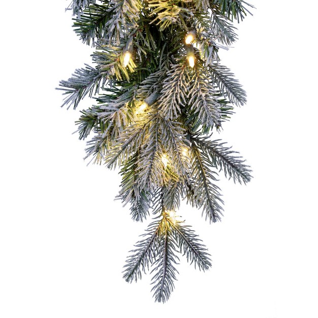 Vickerman Artificial Frosted Douglas Fir Teardrop