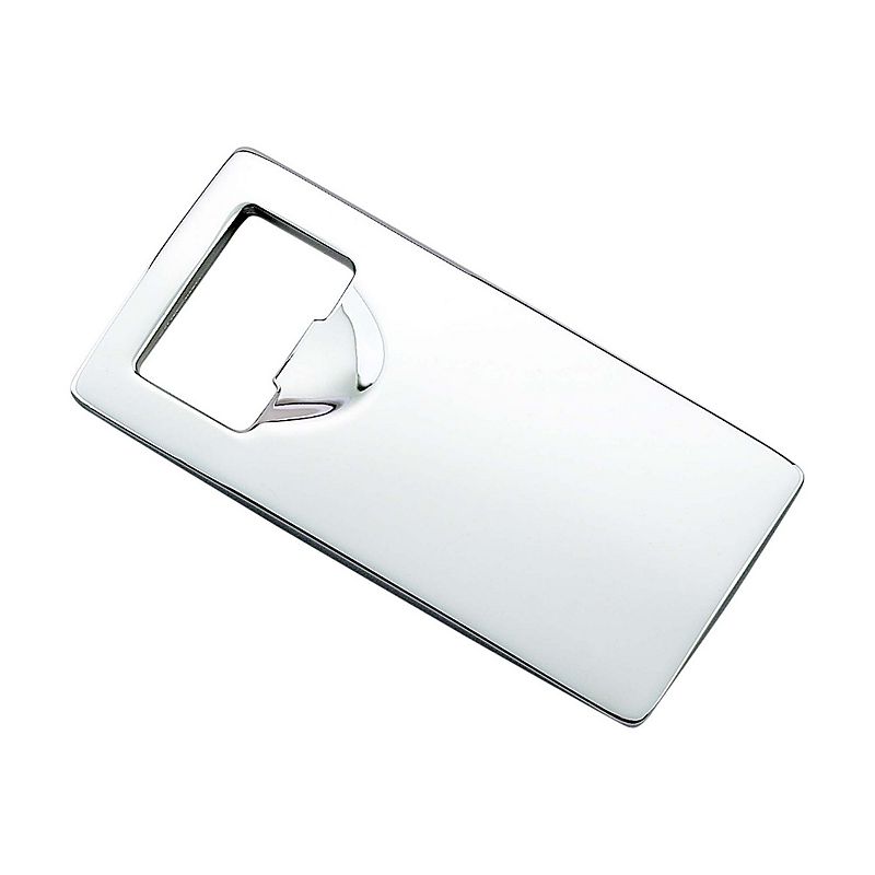 1.875 x 4 Silver Flat Rectangular Bottle Opener