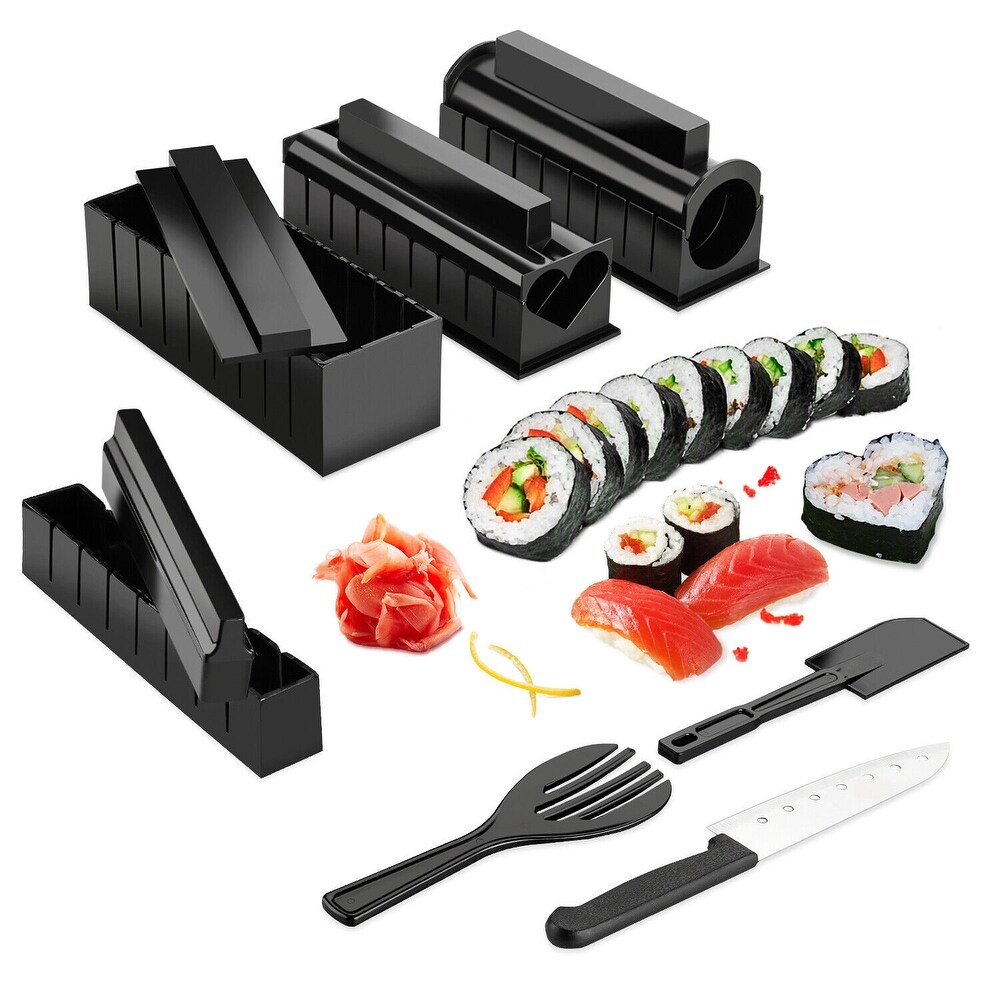 11pcs Sushi Maker Kit with Premium Sushi Knife  DIY Sushi Set Sushi Rolls   M