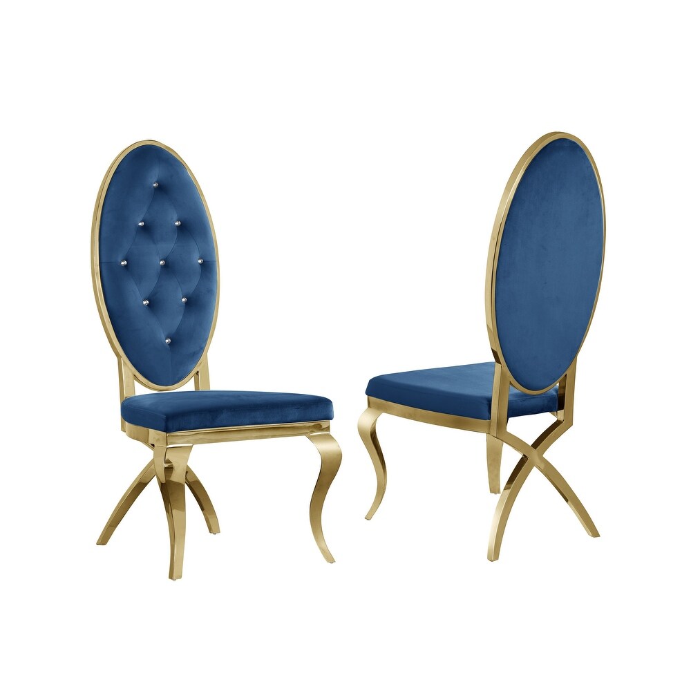 Best Quality Furniture Faux Crystal Chairs with Gold Stainless Steel