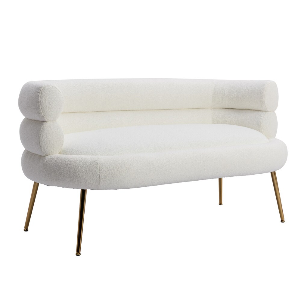 Accent Chair  Leisure Sofa Chair with Golden Feet