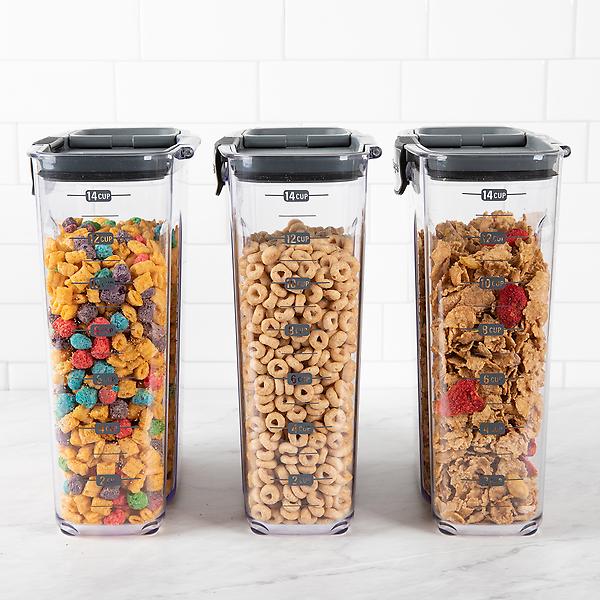 Progressive ProKeeper 35 qt Cereal Dispenser Set of 3