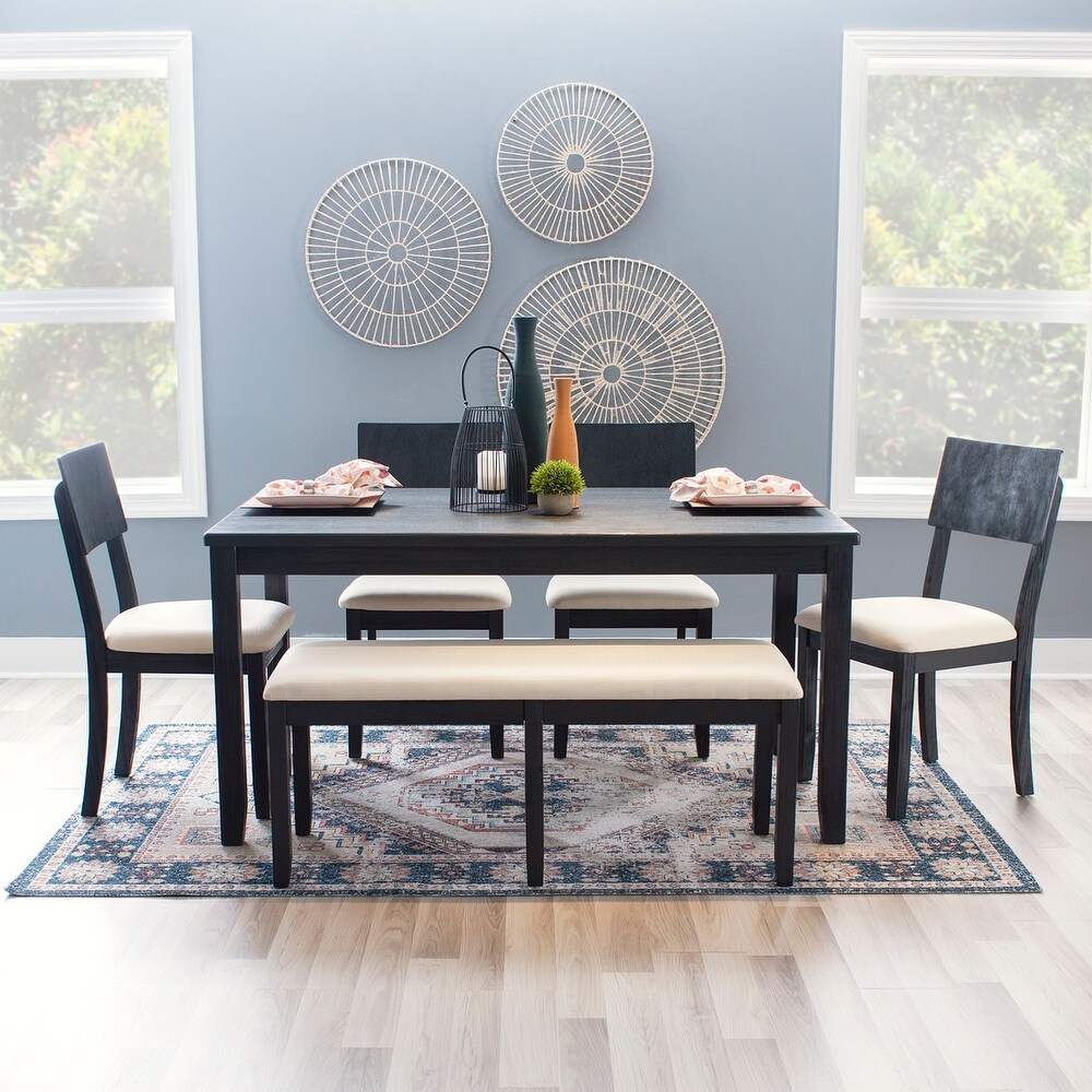 Jepson 6 Piece Boho Dining Set