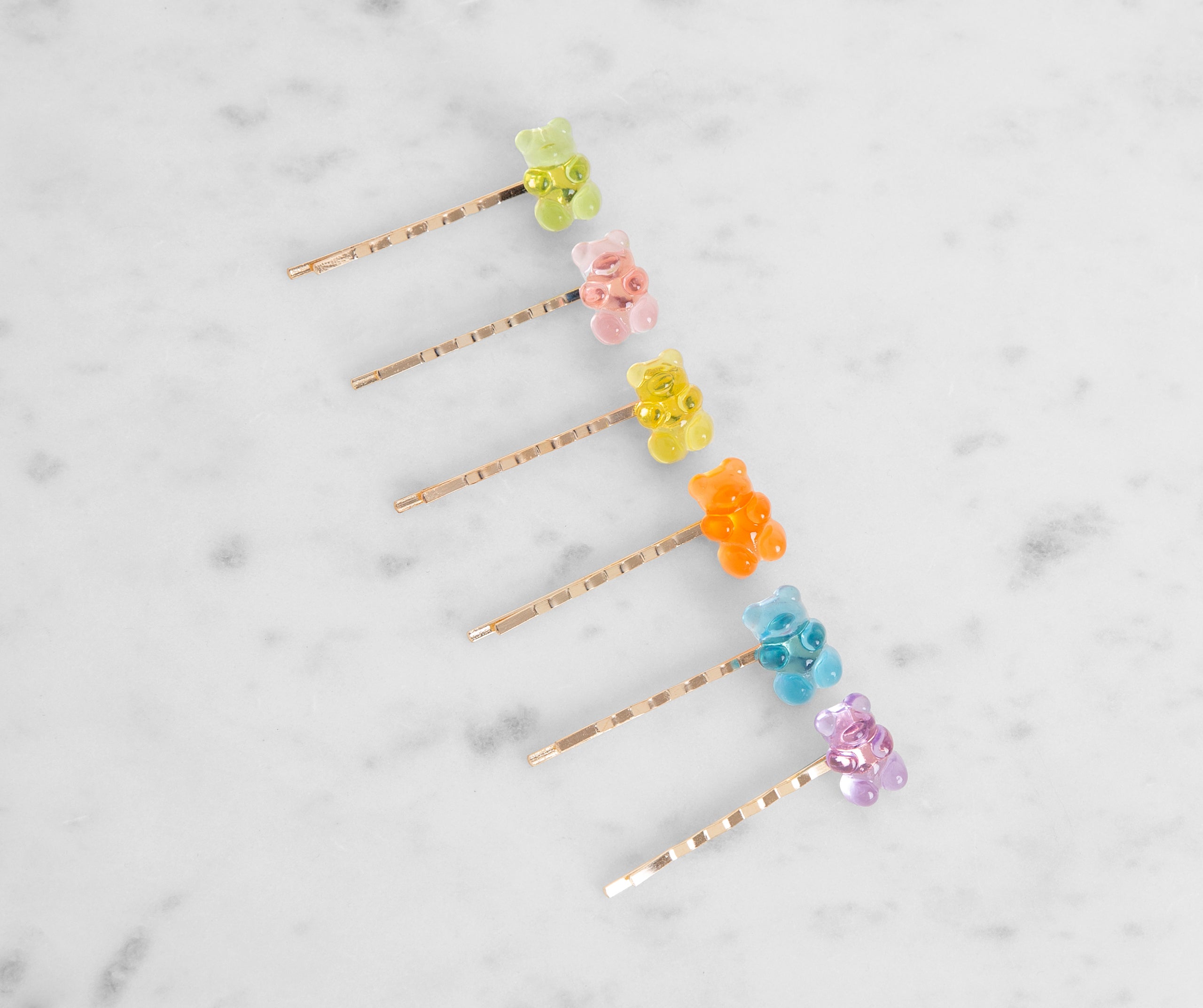 Gummy Bear Bobby Pin 6 Pack