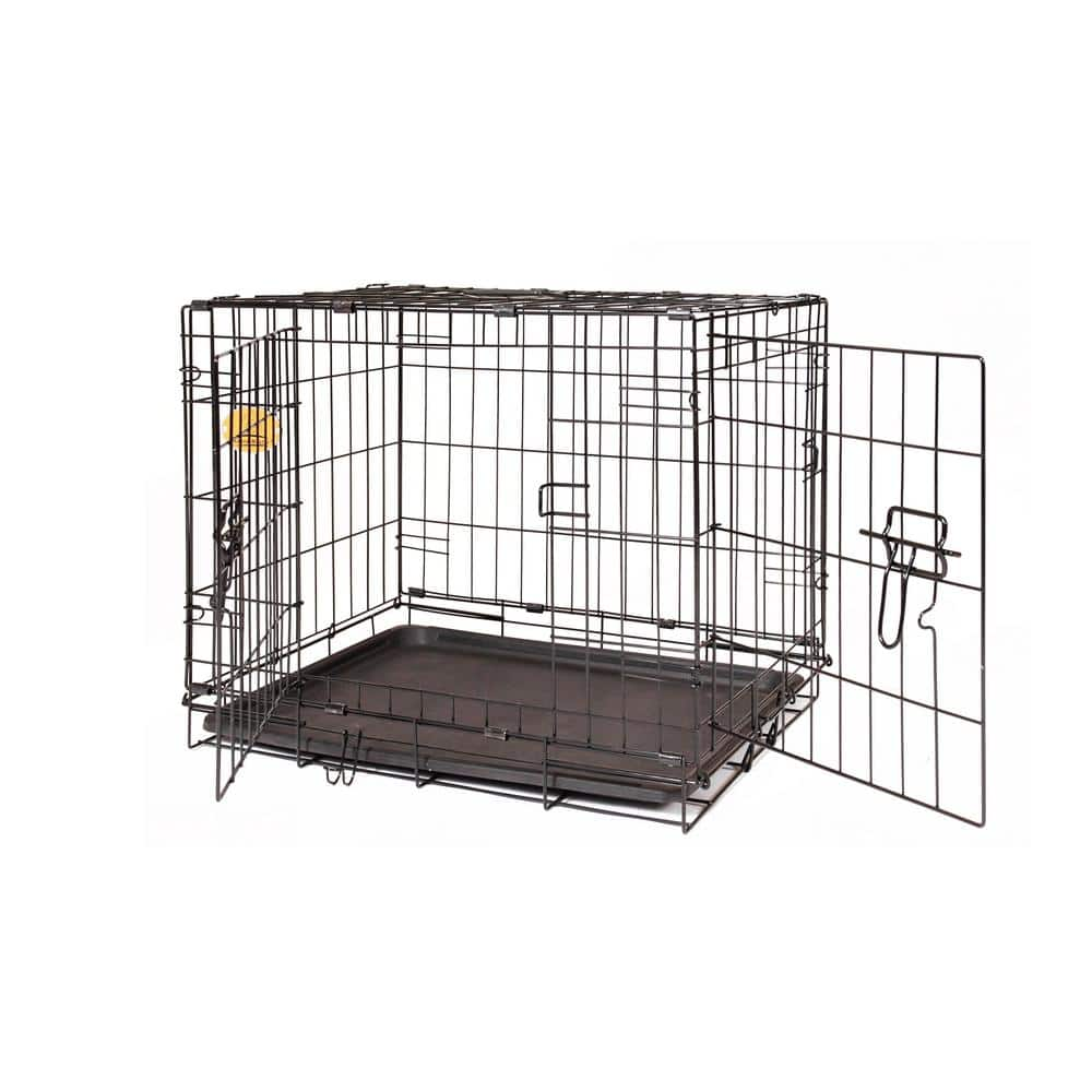 KennelMaster 24 in. x 17 in. x 19 in. Small Wire Dog Crate FKC241719