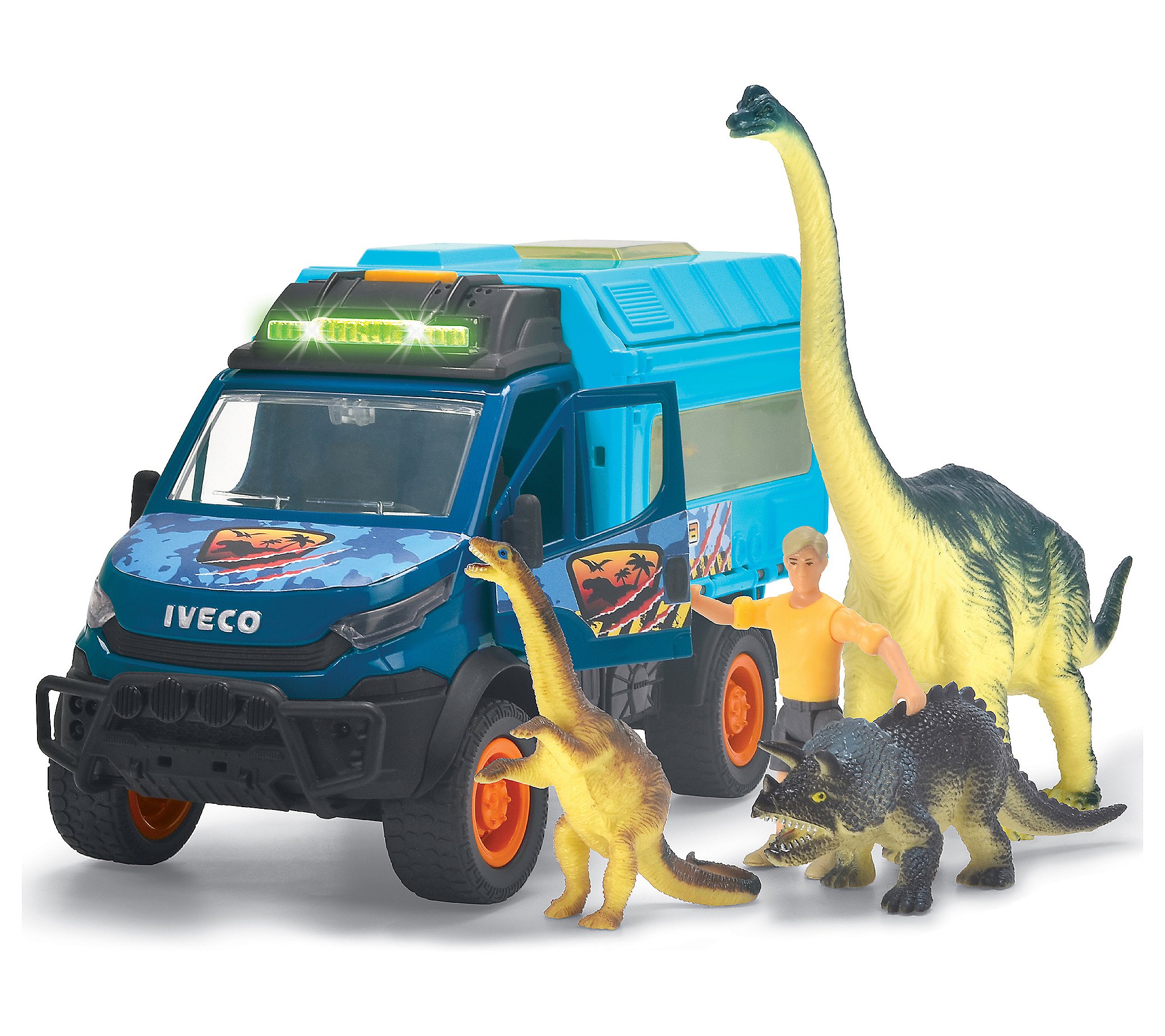 Dickie Toys Dino World Lab Light and Sound Kids Playset