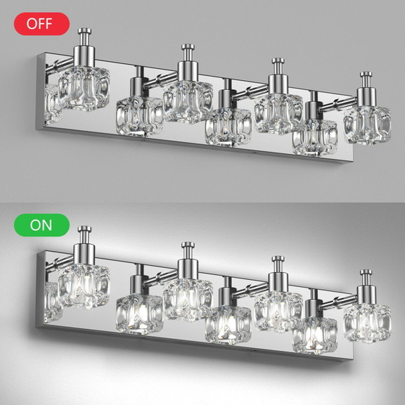 Costway 69137805 4 Lights Modern Bathroom Vanity L...