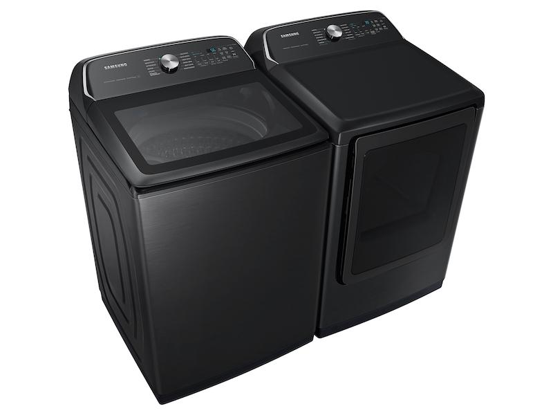 Samsung DVE55CG7100V 7.4 Cu. Ft. Smart Electric Dryer With Steam Sanitize+ In Brushed Black