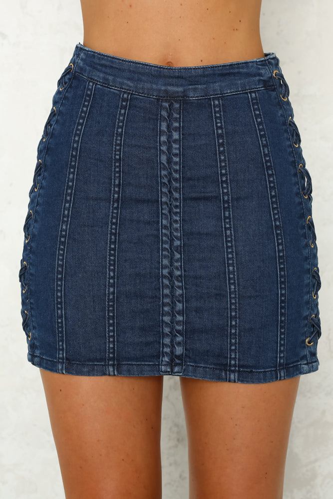 Good News Skirt Dark Blue