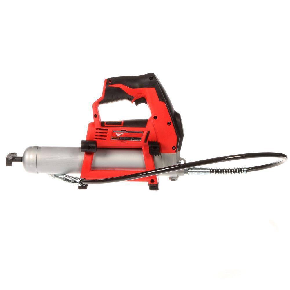 MW M12 12V Lithium-Ion Cordless Grease Gun with 2.0 Ah Compact Battery 2446-20-48-11-2420