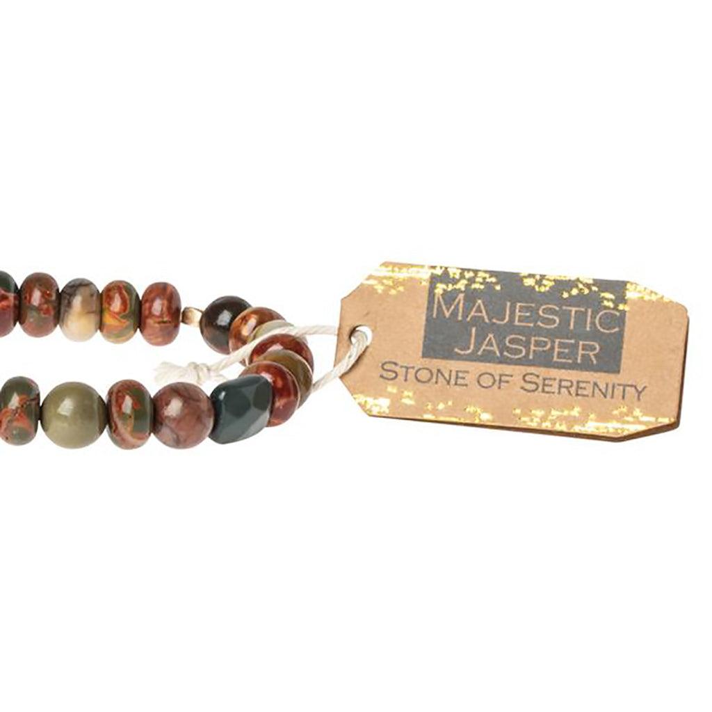 Scout Curated Wears  Majestic Jasper Stone Bracelet - Stone of Serenity