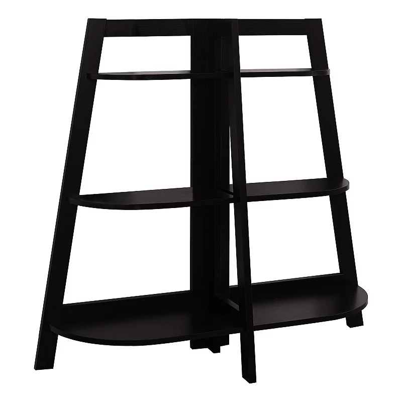 Monarch 6-Shelf Ladder Bookcase Floor Decor