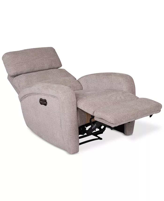 Furniture Stellarae Fabric Power Recliner with USB