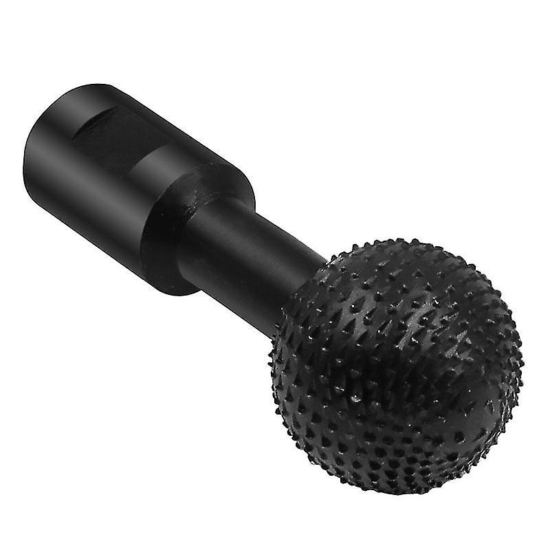 Rotary Burr Grinder Head Burr Drill Bits Wood Carving Engraving Polishing Ball，(black)(1pcs)