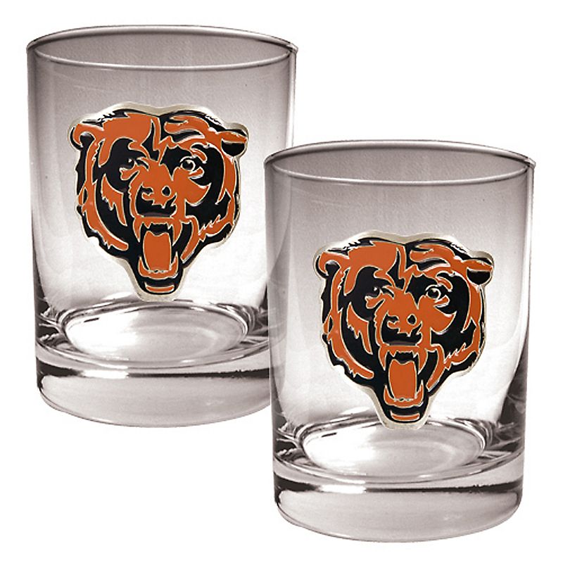 Chicago Bears 2-pc. Rocks Glass Set