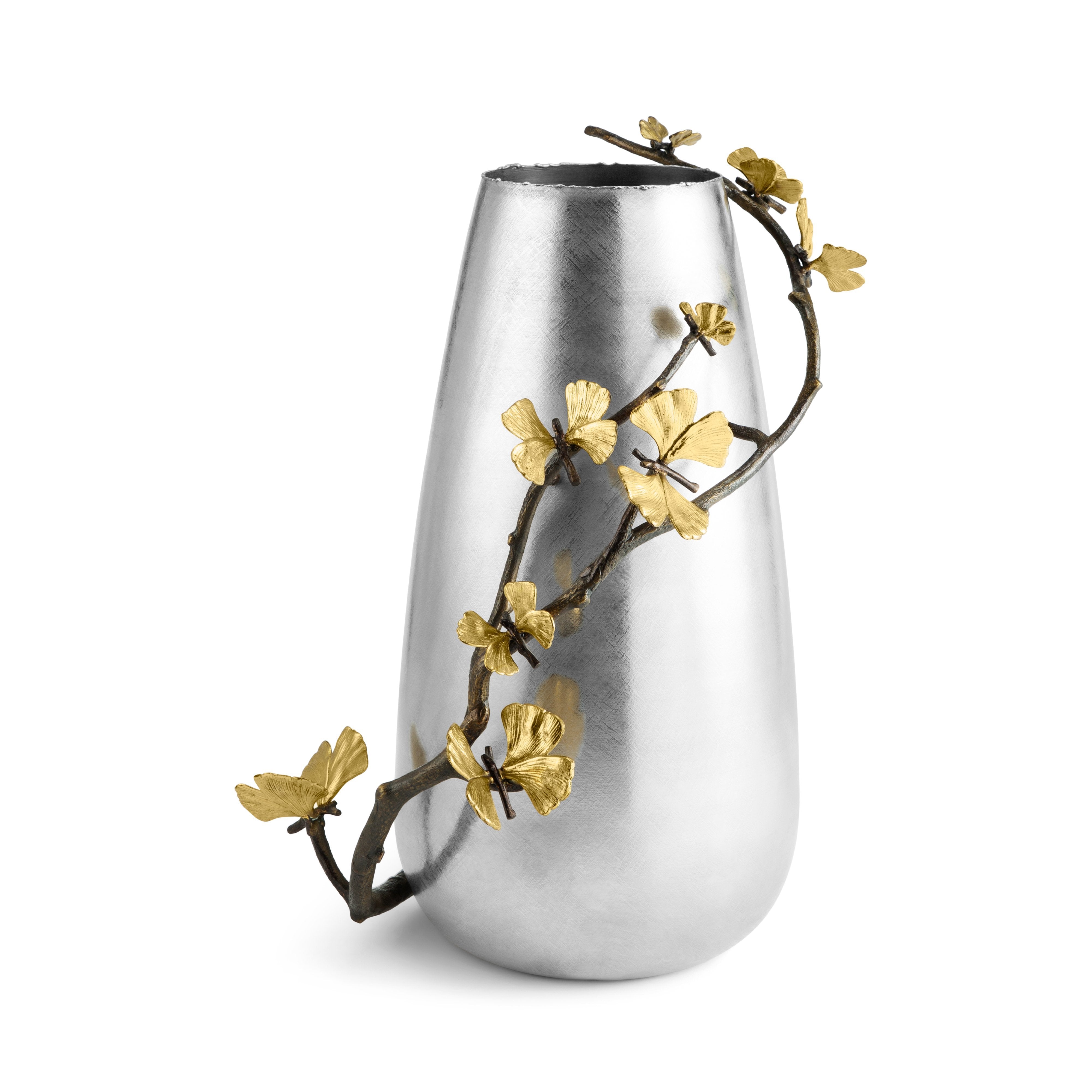 Butterfly Ginkgo Vase