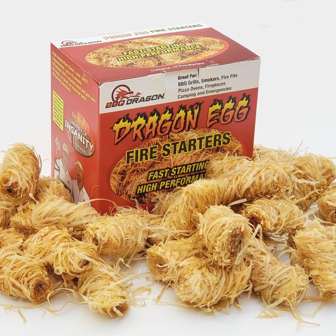 BBQ Dragon Egg Fire Starters