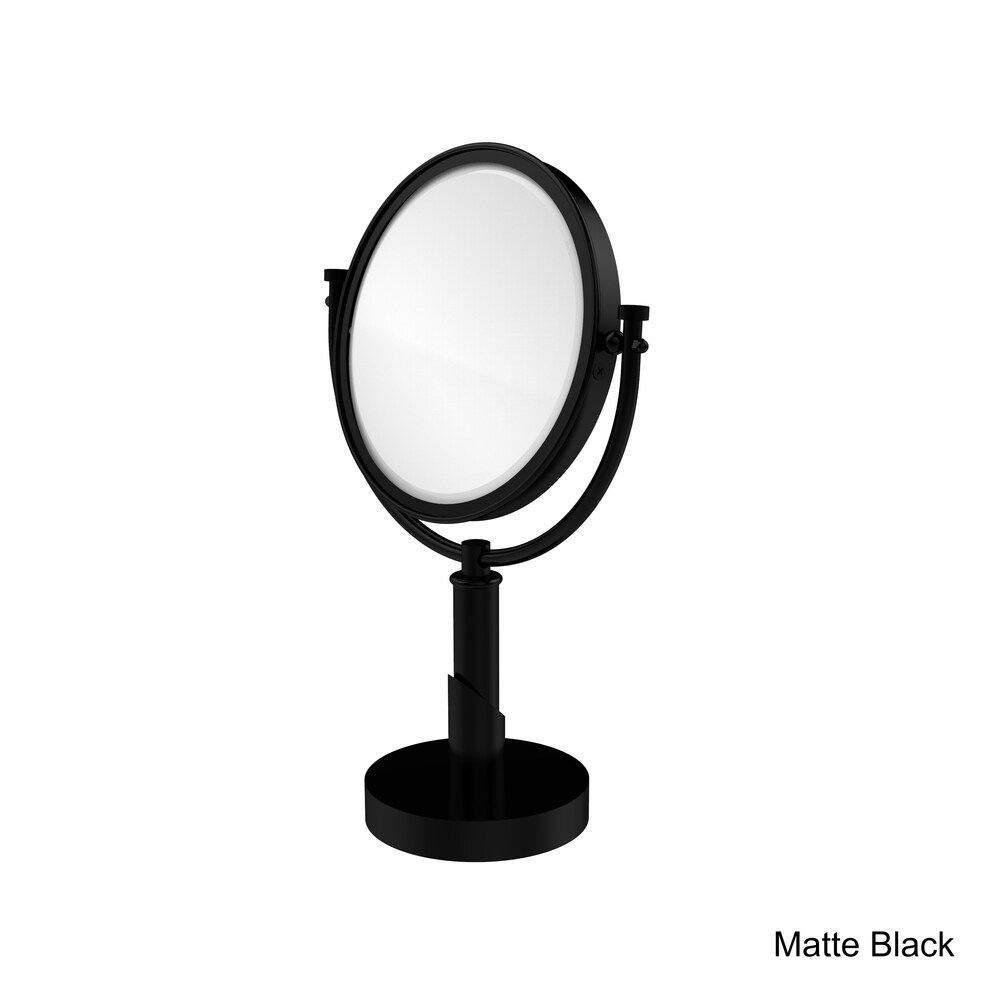 ied Brass Tribecca Collection 8 inch Vanity Top Make Up Mirror With 5X Magnification