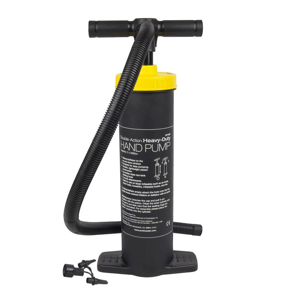 Poolmaster Heavy-Duty Double-Action Air Hand Pump 87480