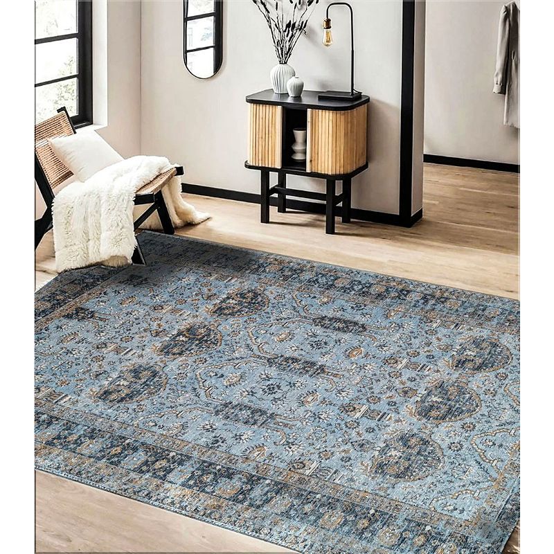 Mother Ruggers Jacquard Serena Rug for Hallway， Living Room， Bedroom， Dining Room， Dorm