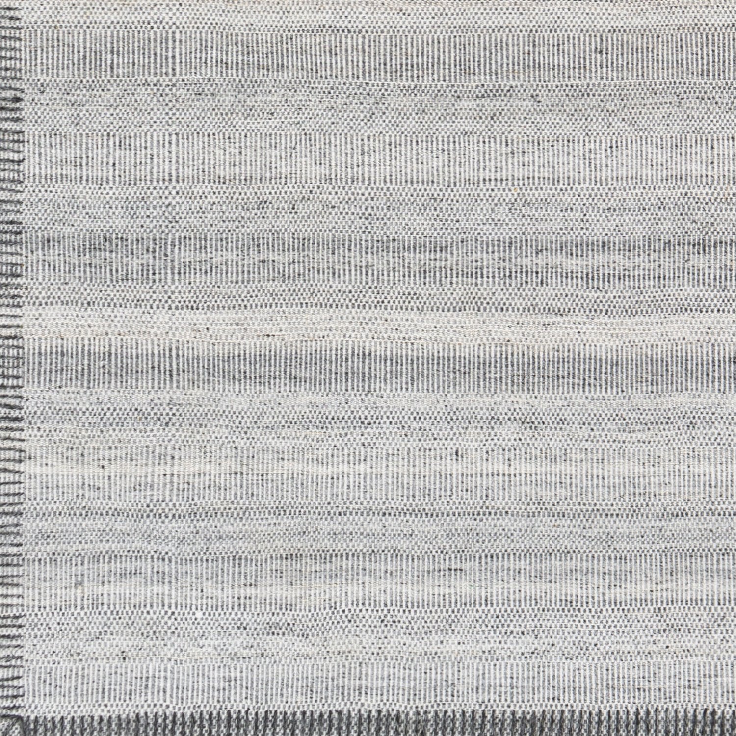 Irvine Hand Woven Rug in Silver Gray, Medium Gray, Charcoal