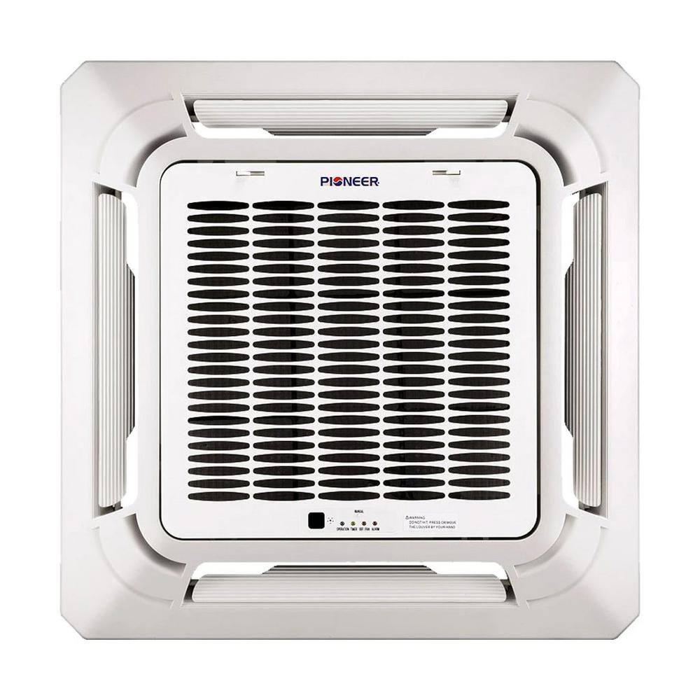 Pioneer 12000 BTU 1 Ton Ductless Mini Split 22 SEER 8-Way Cassette Air Conditioner with Heat Pump 230V CYB012GMFILCAD-16