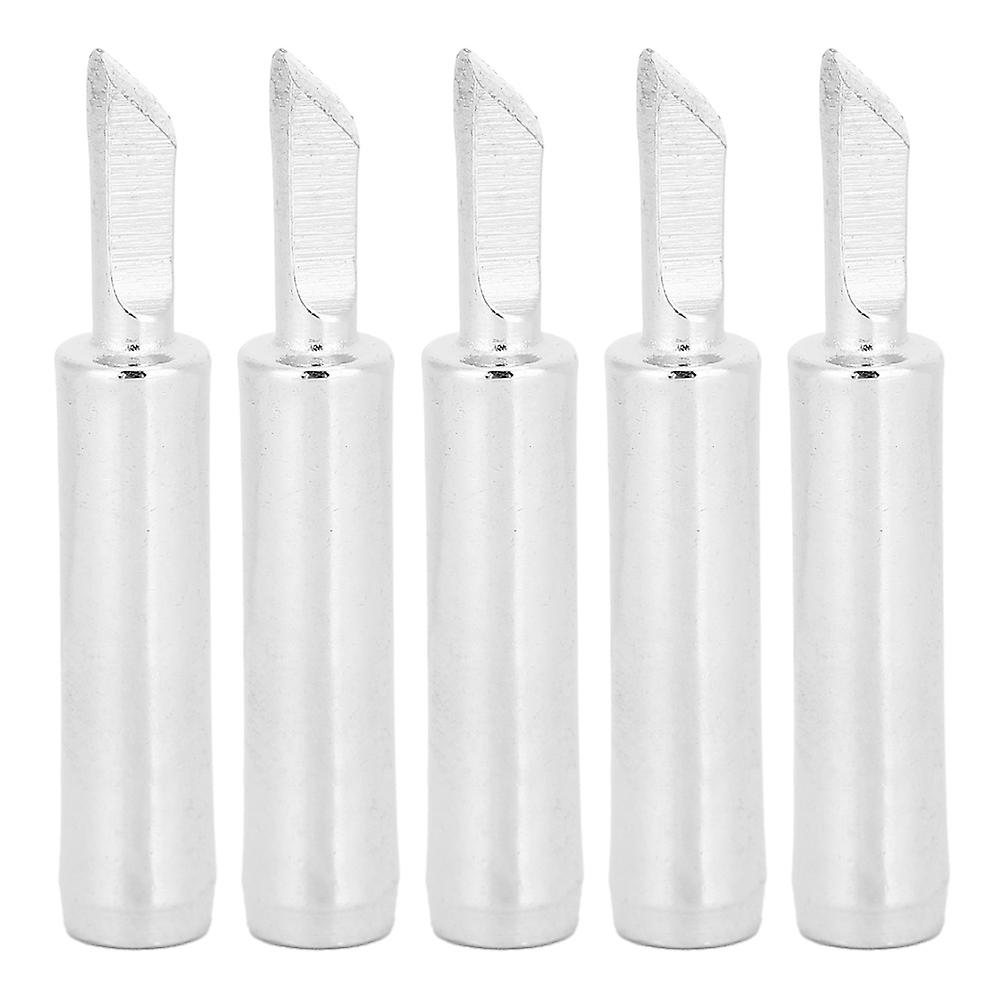 5pcs 900mand#8209;tand#8209;sk Copper Soldering Iron Tips Heads Replacement For Leadand#8209;free Welding