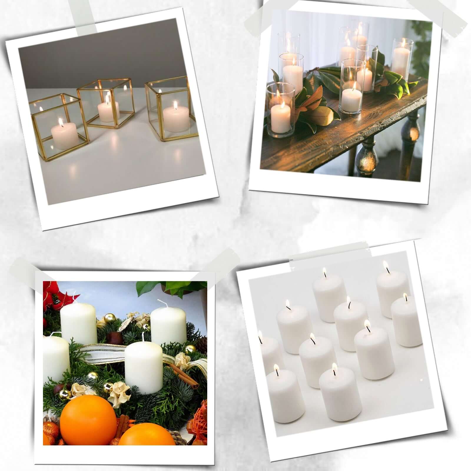 12 Pack Ivory Votive Candles, Mini Multi-Purpose Candle Decor 2