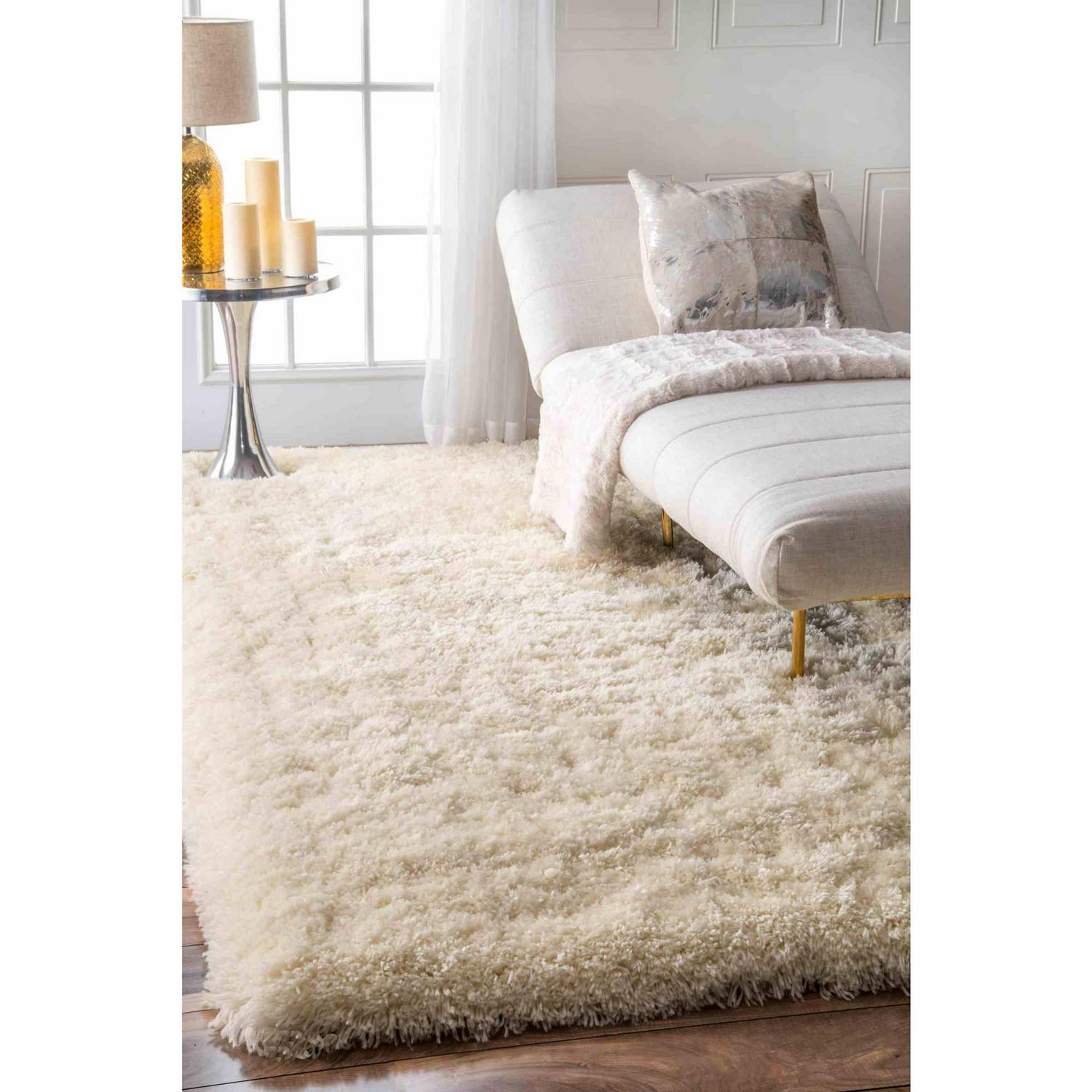 nuLOOM Modern Solid Print Tufted Hand-Made Area Rug， 60.0 x 96.0