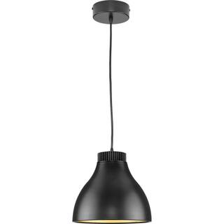 Progress Lighting Radian LED 23.4-Watt Integrated LED Matte Black Standard Pendant with Shade for Kitchen P500372-31M-30