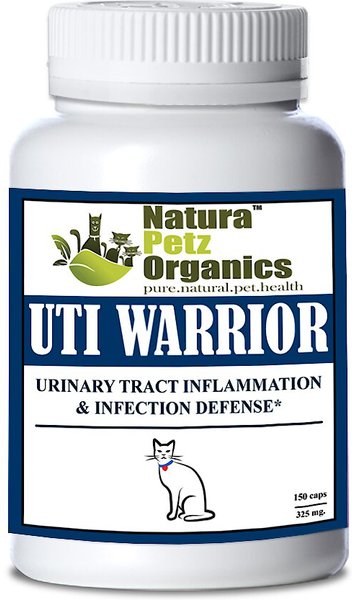 Natura Petz Organics UTI Warrior Cat Supplement， 150 count