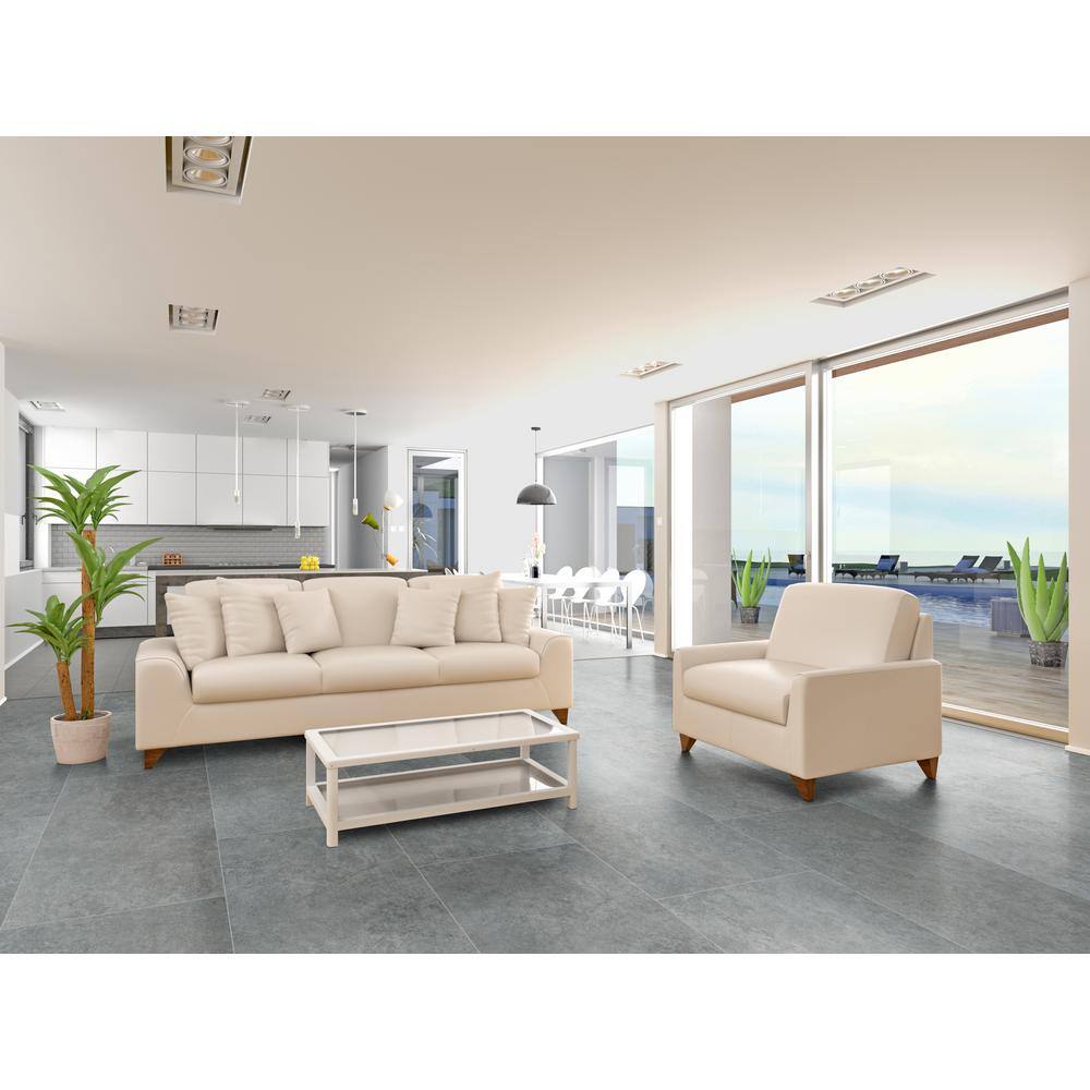 MSI Lunar Silver 24 in. x 48 in. Matte Porcelain Paver (7-Pieces  56 sq. ft.pallet) LPAVNLUNSIL2448