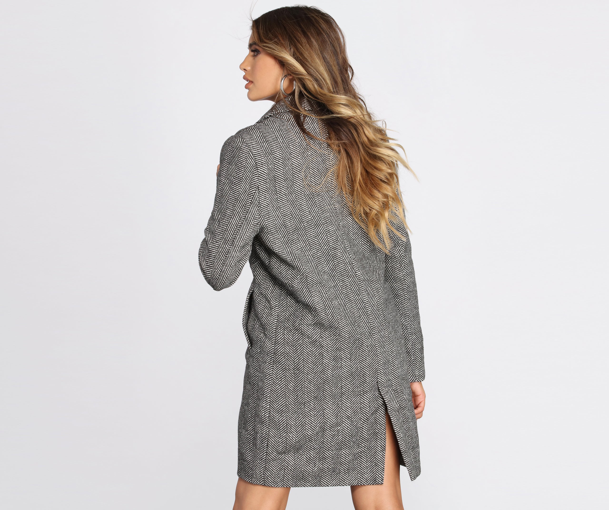 The Classic Herringbone Coat