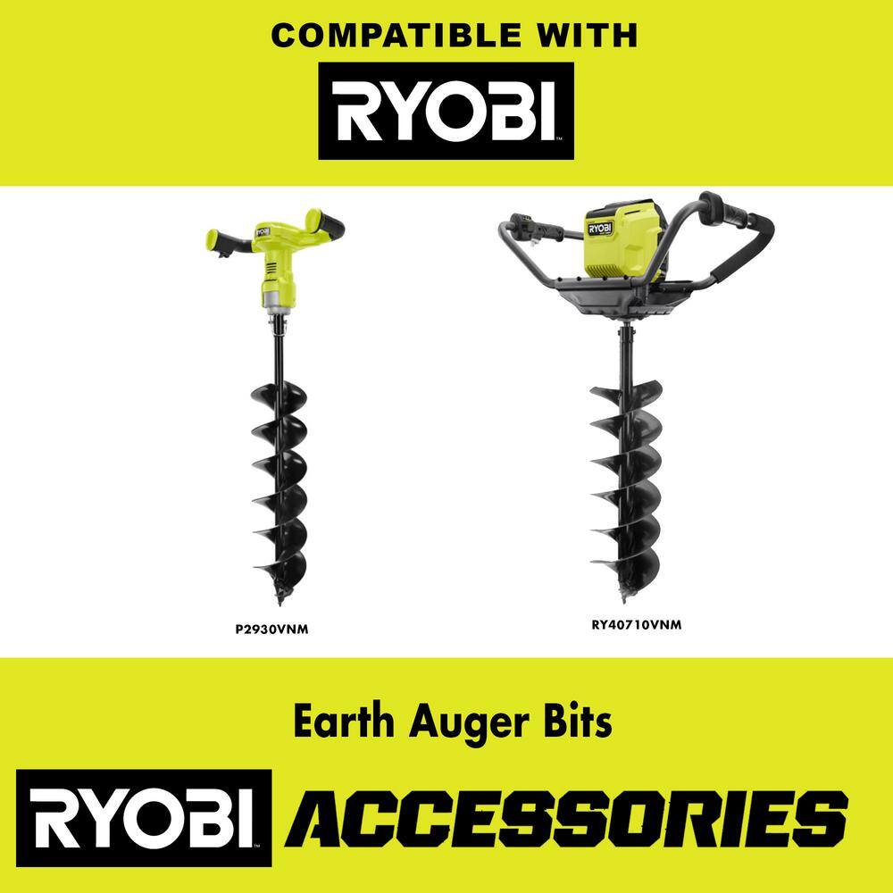 RYOBI 4 in. Earth Auger Bit AC4DRT