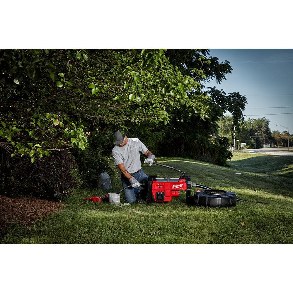 Milwaukee M18 FUEL Sewer Sectional Machine with Cable Drive 1-1/4 in. Cable Kit 2871A-22 from Milwaukee