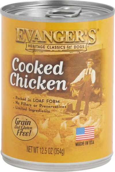 Evanger's Classic Recipes Cooked Chicken Grain-Free Canned Dog Food