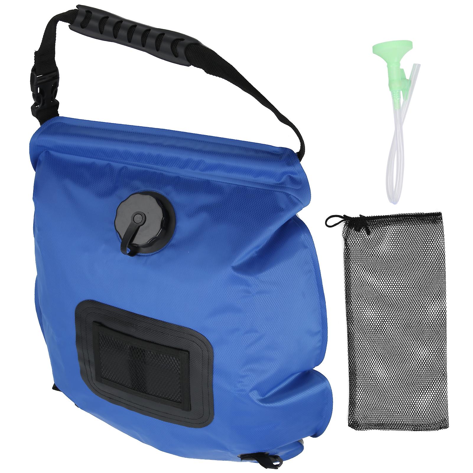 Outdoor 20l Solar Power Shower Bag Camping Portable Sun Heated Bath Bag With Shower Head