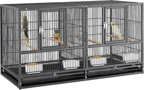 Yaheetech 18-in Wide Stackable Divided Breeder Cage