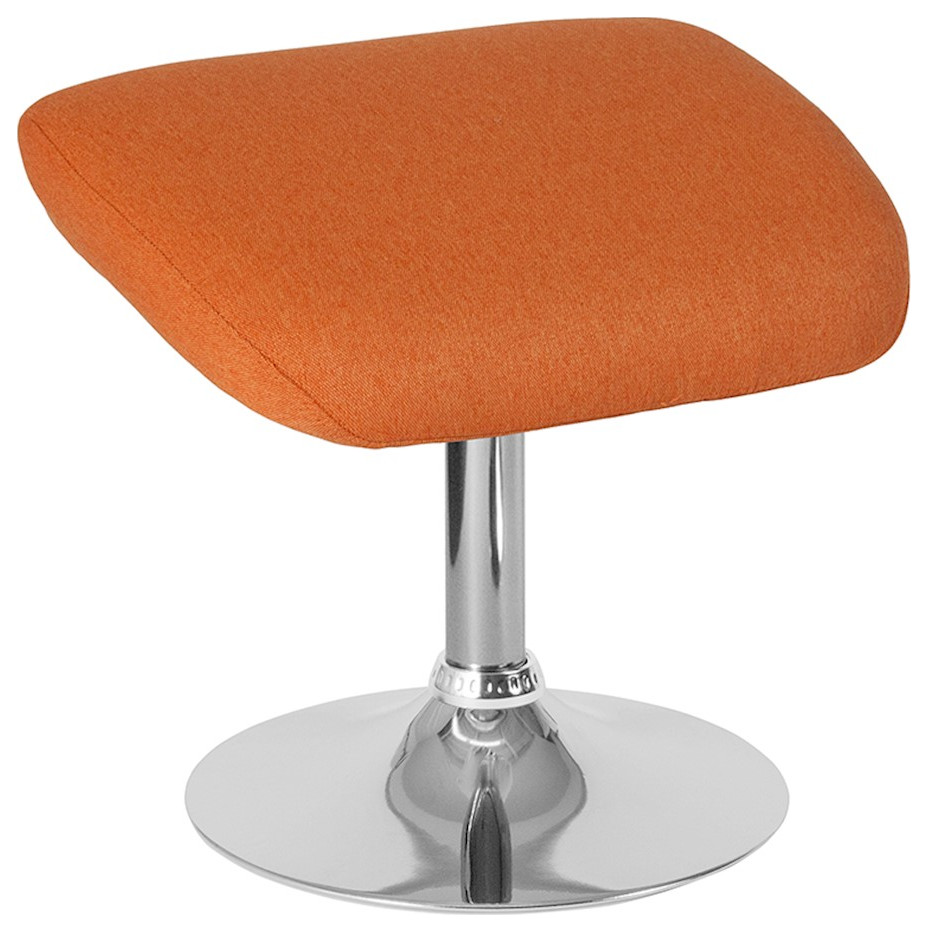 Flash Furniture Egg Orange Fabric Ottoman   CH 162430 O OR FAB GG   Contemporary   Footstools And Ottomans   by ShopFreely  Houzz